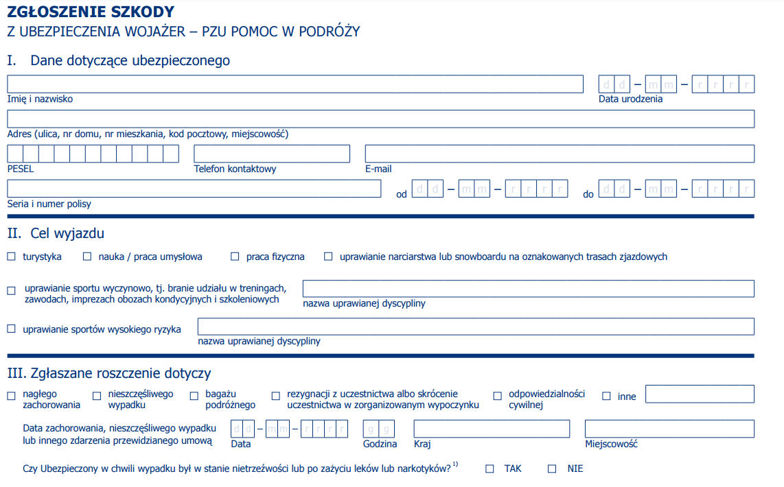 Jak i kiedy zgłosić szkodę w ubezpieczeniu turystycznym?